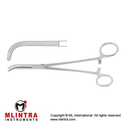Lahey (Sweet) Bile Duct Clamp Curved Stainless Steel, 23 cm - 9"